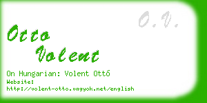otto volent business card